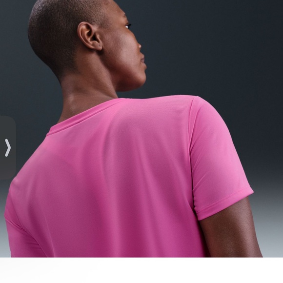 NWT Nike Women's Dri- fit Pink Short Sleeve training T shirt Sz XXL $30 - Picture 5 of 7